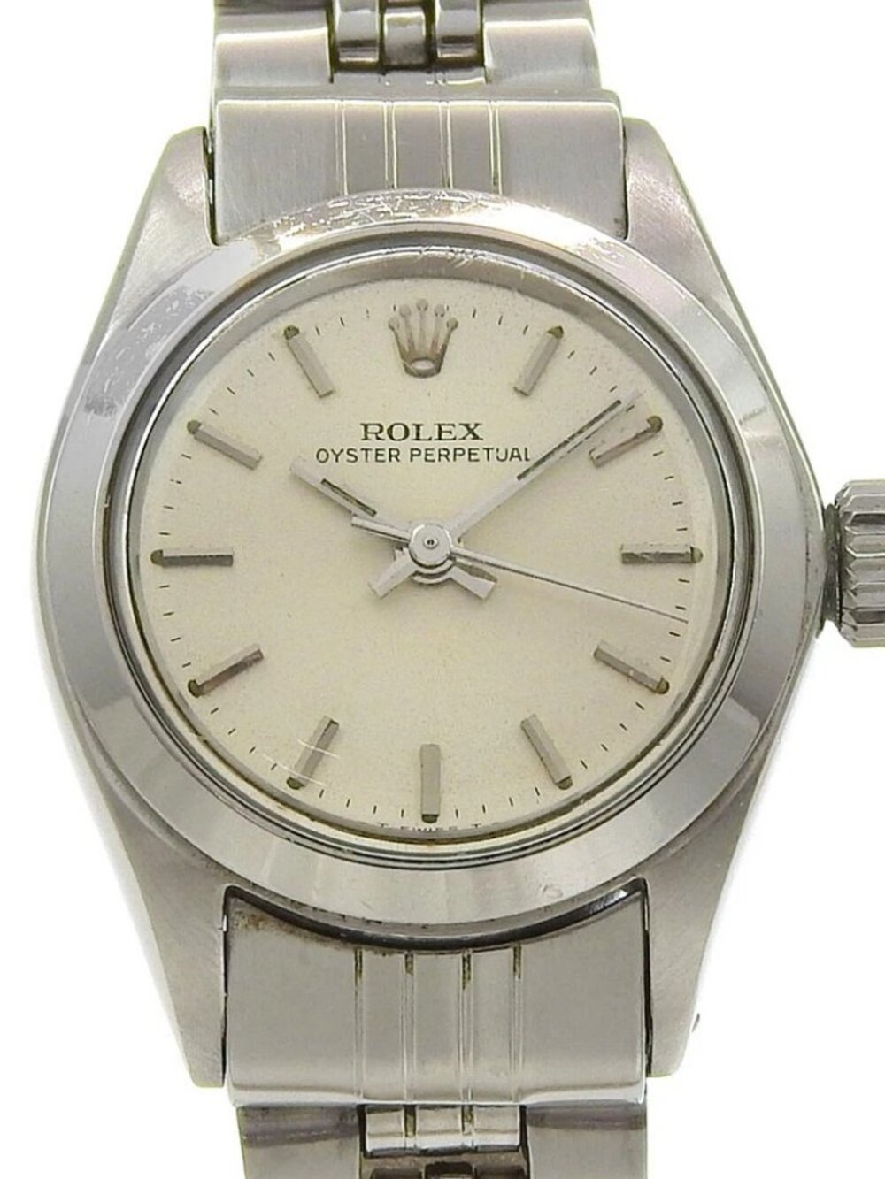 ROLEX Oyster perpetual Watches 6623 cal.1161 Silver SilverDial Stainless